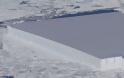 Πώς εξηγεί η NASA το μυστηριώδες παγόβουνο με το τέλειο ορθογώνιο σχήμα