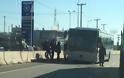 Αγρίνιο: Σύγκρουση αστικού λεωφορείου και δικύκλου στην εθνική – σοβαρά τραυματίας 37χρονος (φωτο) - Φωτογραφία 2