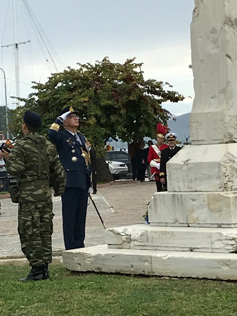 ΠτΔ: Ο Πτέραρχος Γρηγόρης Πρεζεράκος την 28η Οκτωβρίου στην Κέρκυρα - Φωτογραφία 1