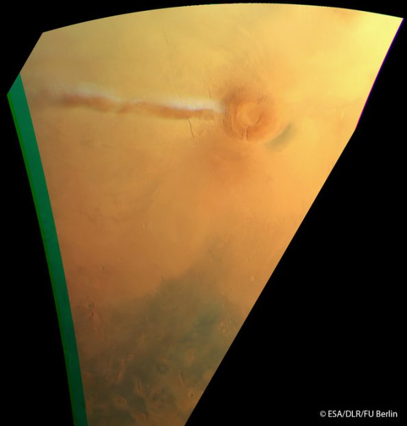 «Περίεργο» σύννεφο σχηματίστηκε στην ατμόσφαιρα του Άρη - Φωτογραφία 2