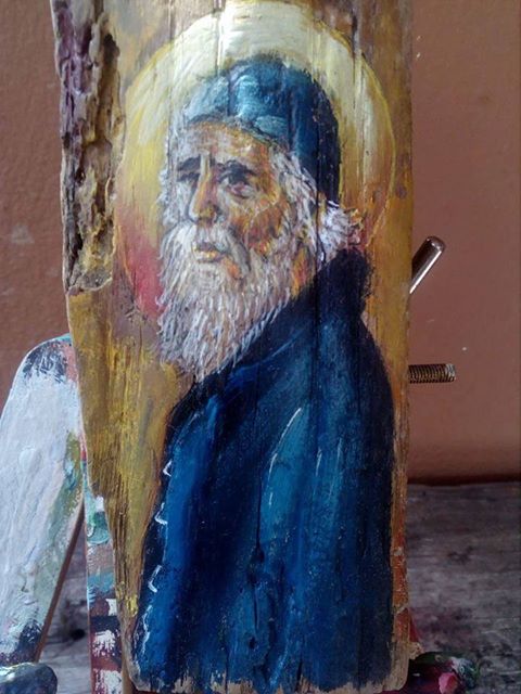 Καλλιτέχνης που ευλαβείται πολύ τον Άγιο Παΐσιο έχει φιλοτεχνήσει χιλιάδες πορτρέτα του - Φωτογραφία 6