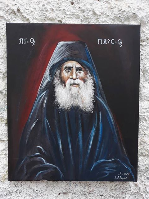 Καλλιτέχνης που ευλαβείται πολύ τον Άγιο Παΐσιο έχει φιλοτεχνήσει χιλιάδες πορτρέτα του - Φωτογραφία 8