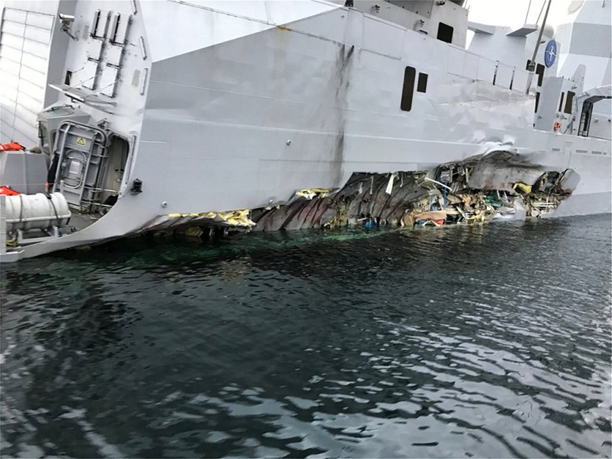 Είχαν προειδοποιήσει τη νορβηγική φρεγάτα πριν συγκρουστεί με το ελληνόκτητο πλοίο - Φωτογραφία 3