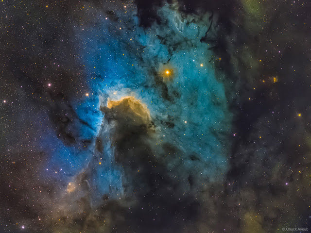 The Cave Nebula in Hydrogen, Oxygen, and Sulfur - Φωτογραφία 1