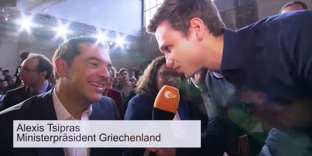 Γερμανός δημοσιογράφος προσβάλλει χυδαία την Ελλάδα και ο Τσίπρας γελάει αμήχανα(video) - Φωτογραφία 1