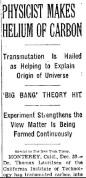 Οι New York Times και η θεωρία του Big Bang - Φωτογραφία 3