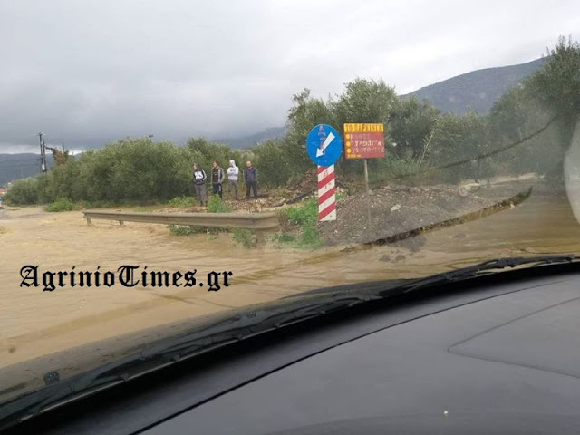 Πλημμύρισε χείμαρρος στο Κεφαλόβρυσο (Φωτό) - Φωτογραφία 1