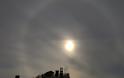 Ένα εντυπωσιακό ηλιακό φαινόμενο στον ουρανό του Αγρινίου - Φωτογραφία 1