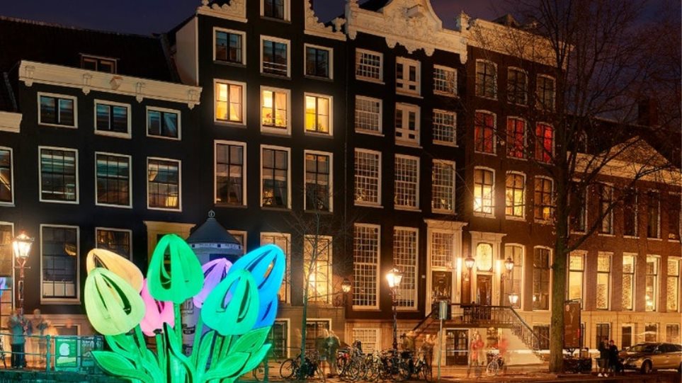Μαγευτικές εικόνες από το Φεστιβάλ Φωτός 2018 στο Άμστερνταμ - Φωτογραφία 1