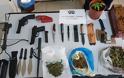 Συλλήψεις για ναρκωτικά και όπλα στην Κορινθία - Φωτογραφία 1