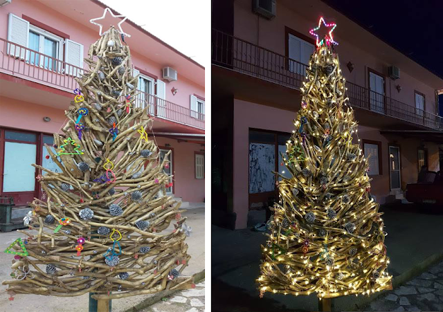 Πρωτότυπο οικολογικό Χριστουγεννιάτικο Δέντρο στο ΒΑΡΝΑΚΑ | ΦΩΤΟ - Φωτογραφία 1