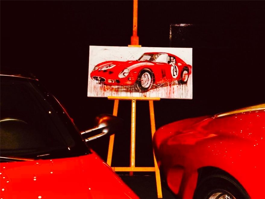 Η έκθεση του πρίγκιπα Αλβέρτου για τη Ferrari με τη συμμετοχή Ελληνίδας ζωγράφου - Φωτογραφία 4