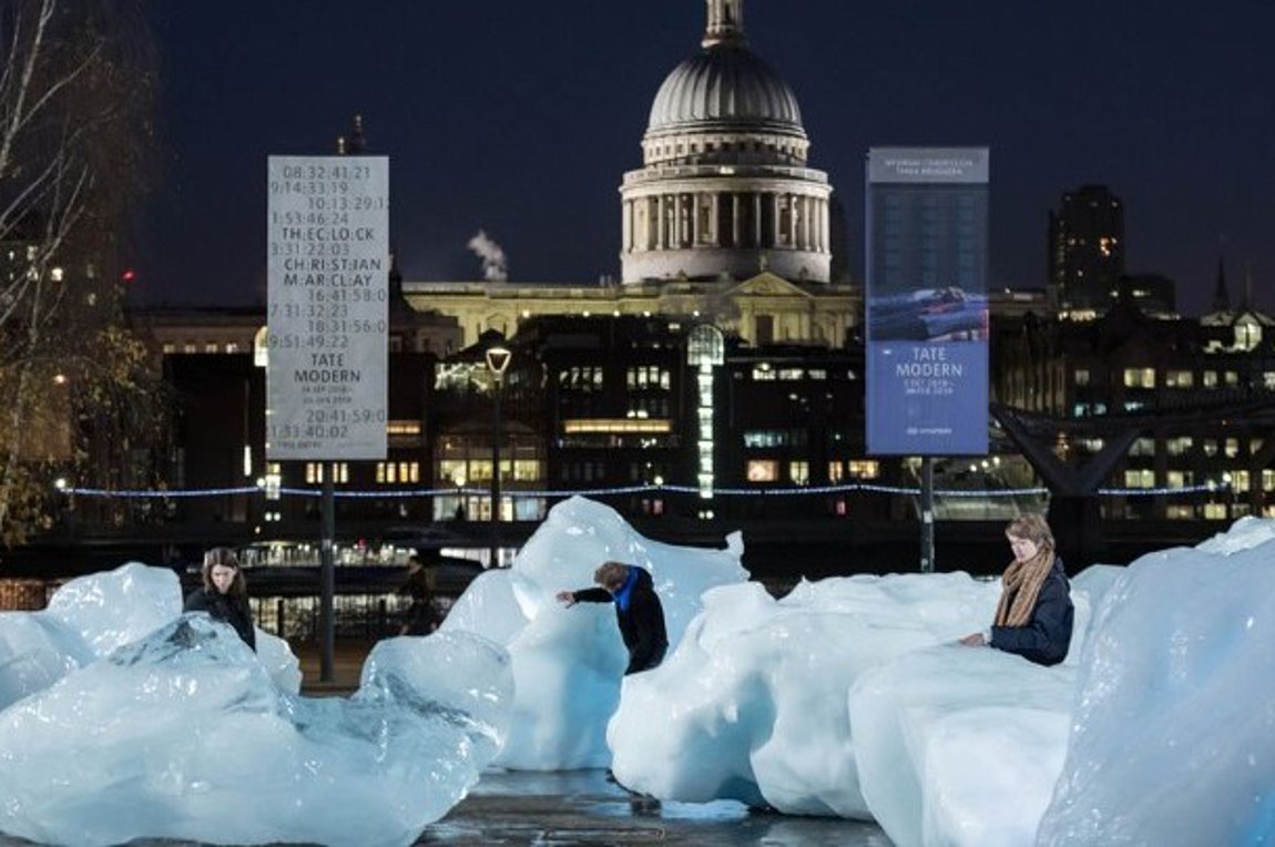 «Ice Watch»: Πάγοι απ' τη Γροιλανδία λιώνουν στο Λονδίνο - Φωτογραφία 1