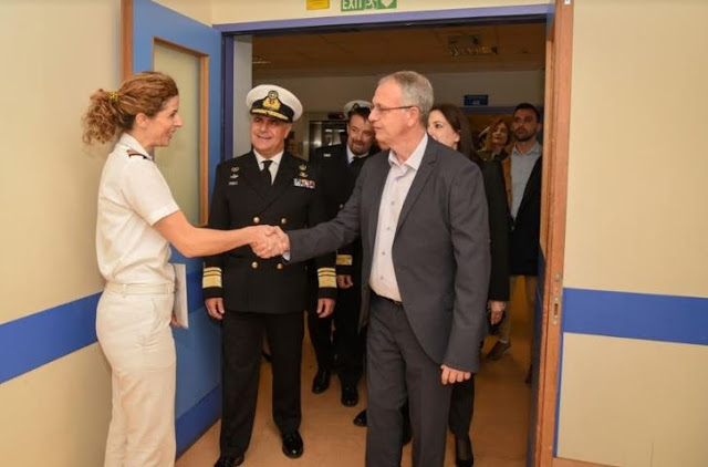 Επίσκεψη ΑΝΥΕΘΑ Παναγιώτη Ρήγα στο Ναυτικό Νοσοκομείο Αθηνών για ανταλλαγή ευχών - Φωτογραφία 7