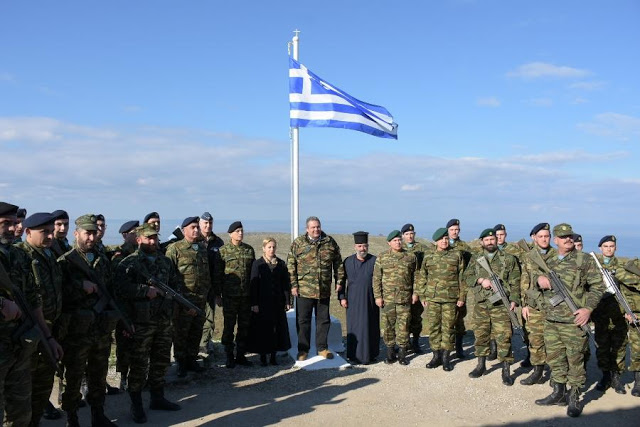 Επίσκεψη ΥΕΘΑ Πάνου Καμμένου σε μονάδες του Στρατού Ξηράς στη Σαμοθράκη, τη Θάσο και τον Άγιο Ευστράτιο και στην 135 Σμηναρχία Μάχης στη Σκύρο - Φωτογραφία 18