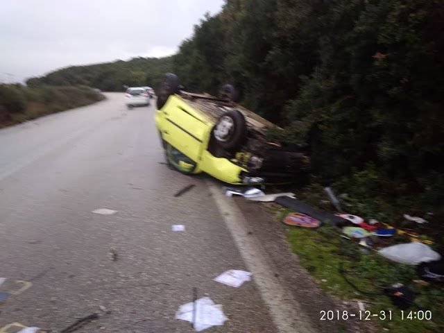 Τροχαίο ατύχημα στο δρόμο ΒΟΝΙΤΣΑ-ΛΕΥΚΑΔΑ! Ντελαπάρισε αυτοκίνητο | ΦΩΤΟ - Φωτογραφία 2