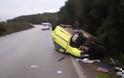 Τροχαίο ατύχημα στο δρόμο ΒΟΝΙΤΣΑ-ΛΕΥΚΑΔΑ! Ντελαπάρισε αυτοκίνητο | ΦΩΤΟ