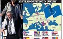 Η Daily Mail «ξεμπροστιάζει» τον Γιούνκερ: Με ιδιωτικό τζετ τα μισά επαγγελματικά του ταξίδια! - Φωτογραφία 2
