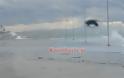 Κόρινθος: Τα κύματα σκέπασαν σκάφη στο λιμάνι - Φωτογραφία 3