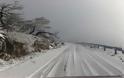 Καιρός-χιόνια: Διακοπή κυκλοφορίας στην περιφερειακή Πεντέλης-Νέας Μάκρης λόγω χιονόπτωσης