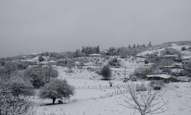 Συνεχίζεται η χιονόπτωση σε περιοχές της ΒΟΝΙΤΣΑΣ και του ΞΗΡΟΜΕΡΟΥ... - Φωτογραφία 18