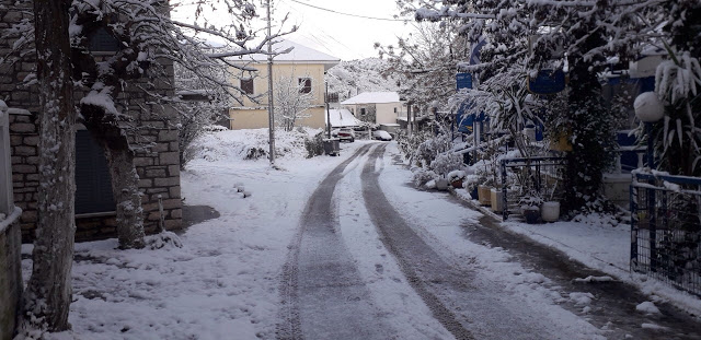 Έριξε πολύ χιόνι στο ΑΡΧΟΝΤΟΧΩΡΙ Ξηρομέρου [εικόνες] - Φωτογραφία 12