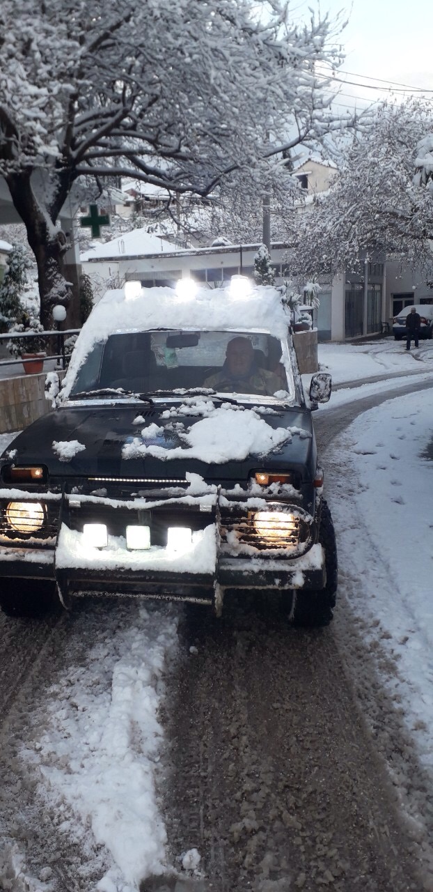 Έριξε πολύ χιόνι στο ΑΡΧΟΝΤΟΧΩΡΙ Ξηρομέρου [εικόνες] - Φωτογραφία 13