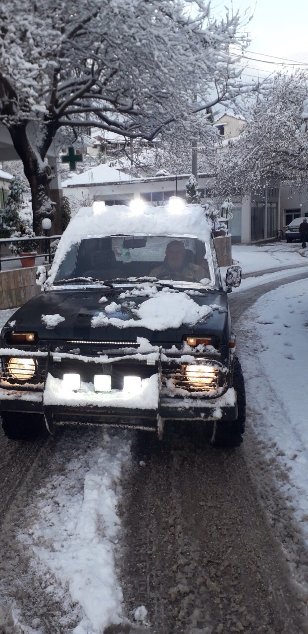 Έριξε πολύ χιόνι στο ΑΡΧΟΝΤΟΧΩΡΙ Ξηρομέρου [εικόνες] - Φωτογραφία 14