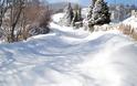 Ενάμιση μέτρο χιόνι στο Αμύνταιο - Εγκλωβισμένοι για τρίτη ημέρα οι εκδρομείς - Φωτογραφία 1