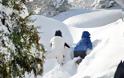 Ενάμιση μέτρο χιόνι στο Αμύνταιο - Εγκλωβισμένοι για τρίτη ημέρα οι εκδρομείς - Φωτογραφία 4