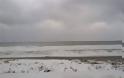 Σφοδρή χιονόπτωση στην Χαλκιδική - Το έστρωσε και στις παραλίες - Φωτογραφία 2