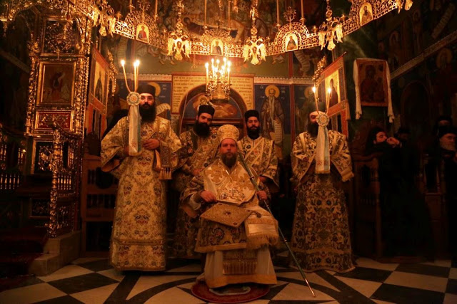11523 - Φωτογραφίες από την πανηγυρική Θεία Λειτουργία της εορτής του Οσίου Σίμωνος του Μυροβλύτου, κτίτορος της Ιεράς Μονής Σίμωνος Πέτρας Αγίου Όρους (28.12/10 Ιανουαρίου 2019) - Φωτογραφία 10