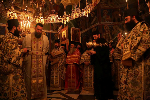 11523 - Φωτογραφίες από την πανηγυρική Θεία Λειτουργία της εορτής του Οσίου Σίμωνος του Μυροβλύτου, κτίτορος της Ιεράς Μονής Σίμωνος Πέτρας Αγίου Όρους (28.12/10 Ιανουαρίου 2019) - Φωτογραφία 9