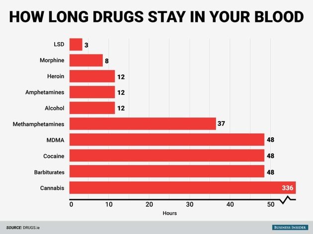 Πόσο χρόνο παραμένουν στον οργανισμό μας τα ναρκωτικά; Τα αποτελέσματα εντυπωσιάζουν! - Φωτογραφία 2