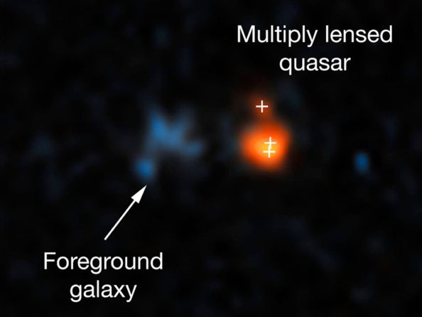Το Hubble ανακάλυψε το λαμπρότερο κβάζαρ στο πρώιμο Σύμπαν - Φωτογραφία 2