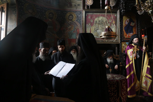 11529 - Ο Μητροπολίτης Πέτρας κ. Γεράσιμος στην Ιερά Μονή Καρακάλλου Αγίου Όρους - Φωτογραφία 4