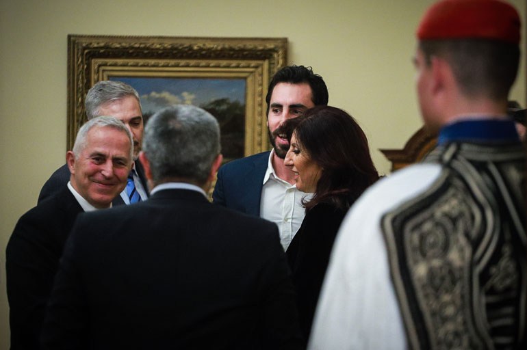 Ορκωμοσία του Υπουργού Εθνικής Άμυνας Ευάγγελου Αποστολάκη στο Προεδρικό Μέγαρο - Φωτογραφία 3