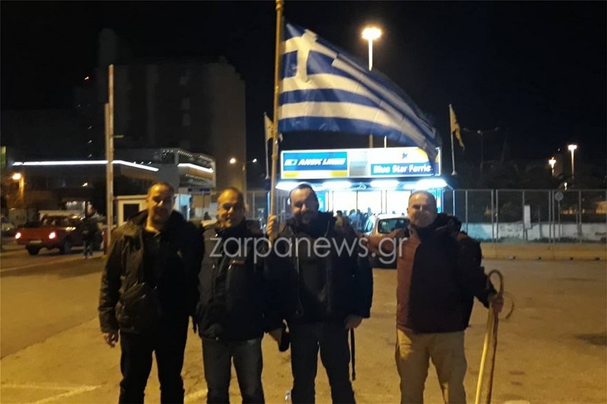 Βίντεο και φωτογραφίες: Με «Μακεδονία ξακουστή» αναχώρησαν οι Κρητικοί για το συλλαλητήριο - Φωτογραφία 6