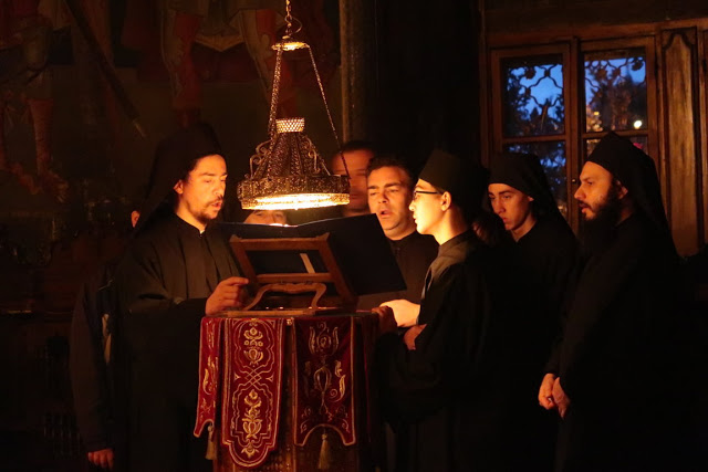 11576 - Τρισαρχιερατική Θεία Λειτουργία στην Ιερά Μονή Ξενοφώντος Αγίου Όρους - Φωτογραφία 7