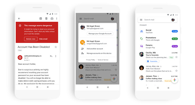 Η Google ενημέρωσε το σχεδιασμό του Gmail στο iOS - Φωτογραφία 3