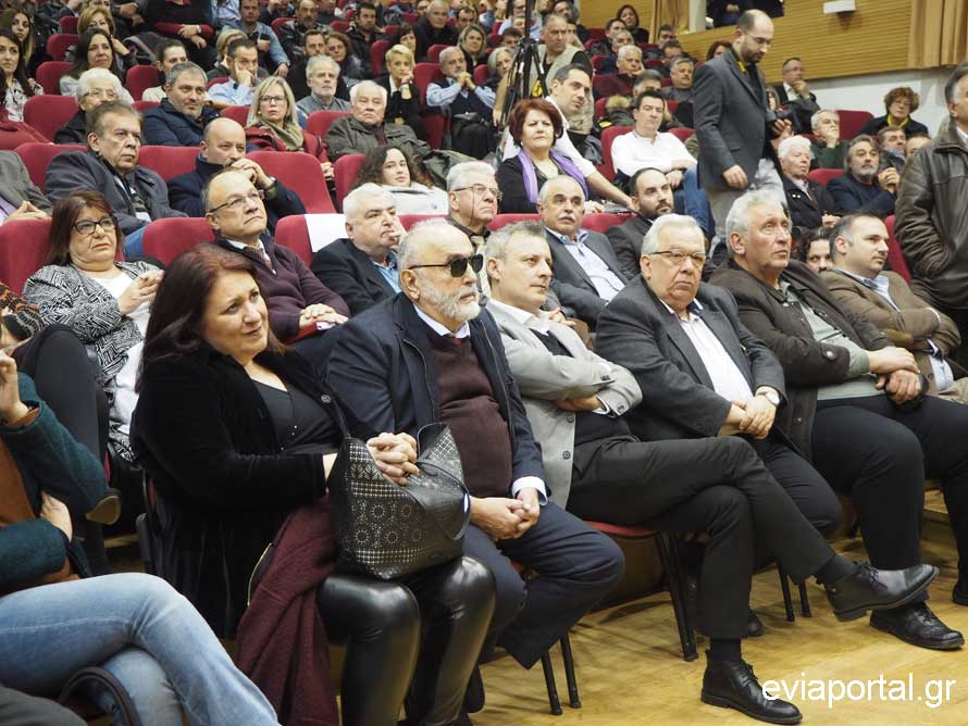 Πλήθος κόσμου στην εκδήλωση της υποψηφιότητας του Δημήτρη Αναγνωστάκη στη Χαλκίδα - Φωτογραφία 5