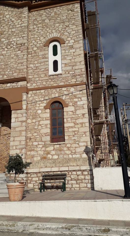 Οι εργασίες ανακαίνισης στον ιερό ναό ΑΓΙΑΣ ΠΑΡΑΣΚΕΥΗΣ ΠΑΛΑΙΡΟΥ αναδεικνύουν το μεγαλείο της ομορφιάς της πέτρας | ΦΩΤΟ - Φωτογραφία 16