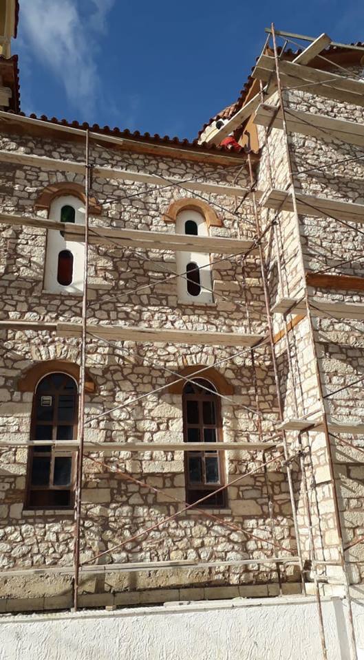 Οι εργασίες ανακαίνισης στον ιερό ναό ΑΓΙΑΣ ΠΑΡΑΣΚΕΥΗΣ ΠΑΛΑΙΡΟΥ αναδεικνύουν το μεγαλείο της ομορφιάς της πέτρας | ΦΩΤΟ - Φωτογραφία 17