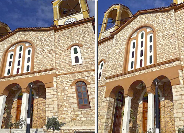 Οι εργασίες ανακαίνισης στον ιερό ναό ΑΓΙΑΣ ΠΑΡΑΣΚΕΥΗΣ ΠΑΛΑΙΡΟΥ αναδεικνύουν το μεγαλείο της ομορφιάς της πέτρας | ΦΩΤΟ - Φωτογραφία 2