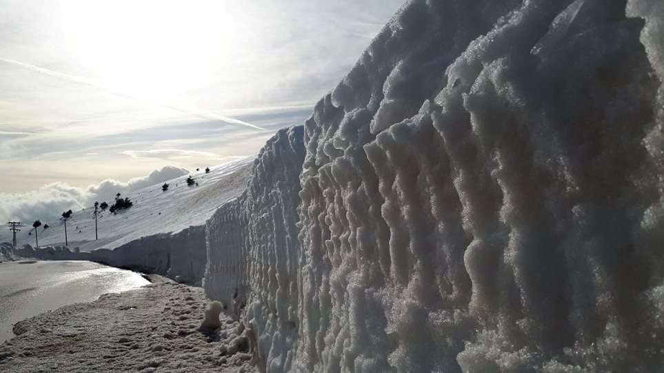 Φαλακρό Δράμας: Κλειστό το χιονοδρομικό, λόγω του μεγάλου όγκου χιονιού - Φωτογραφία 1