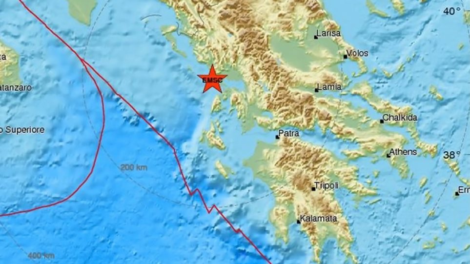 Ισχυρός σεισμός 5,2 Ρίχτερ δυτικά από την Πρέβεζα - Φωτογραφία 1