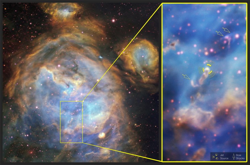 Εκπληκτικές εικόνες από το «μαιευτήριο» άστρων στο νεφέλωμα του Μαγγελάνου - Φωτογραφία 2