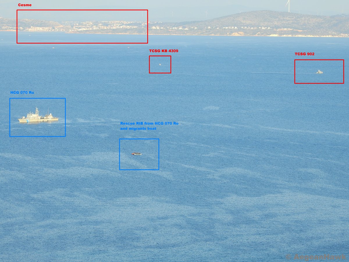Με την «ουρά στα σκέλια» οι Τούρκοι: Πλοίο του ΛΣ έδιωξε την τουρκική ακτοφυλακή στα Στενά της Χίου – Βίντεο - Φωτογραφία 4