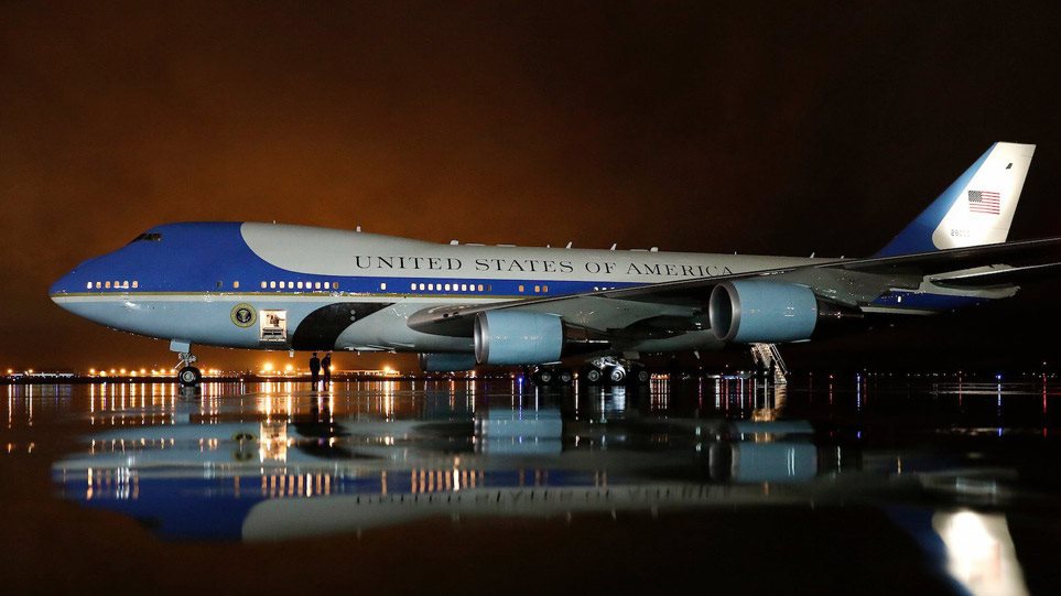 Στάση στη Σούδα θα κάνει το Air Force One με τον Τραμπ τα μεσάνυχτα - Φωτογραφία 1