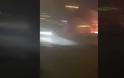 Αυτοκίνητο τυλίχθηκε στις φλόγες στη γέφυρα Ροσινιόλ - Φωτογραφία 2